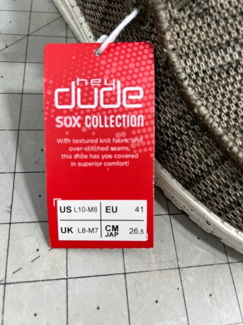 Hey Dude Men's Wally Sox Casual Shoes - Brown Sz. 8 New